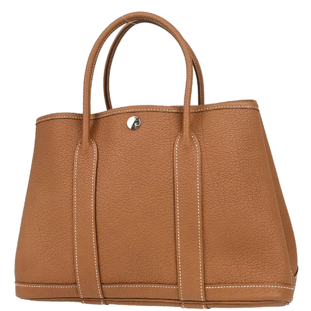 Hermes 2016 Gold Negonda Garden Party 30 TPM Tote Handbag