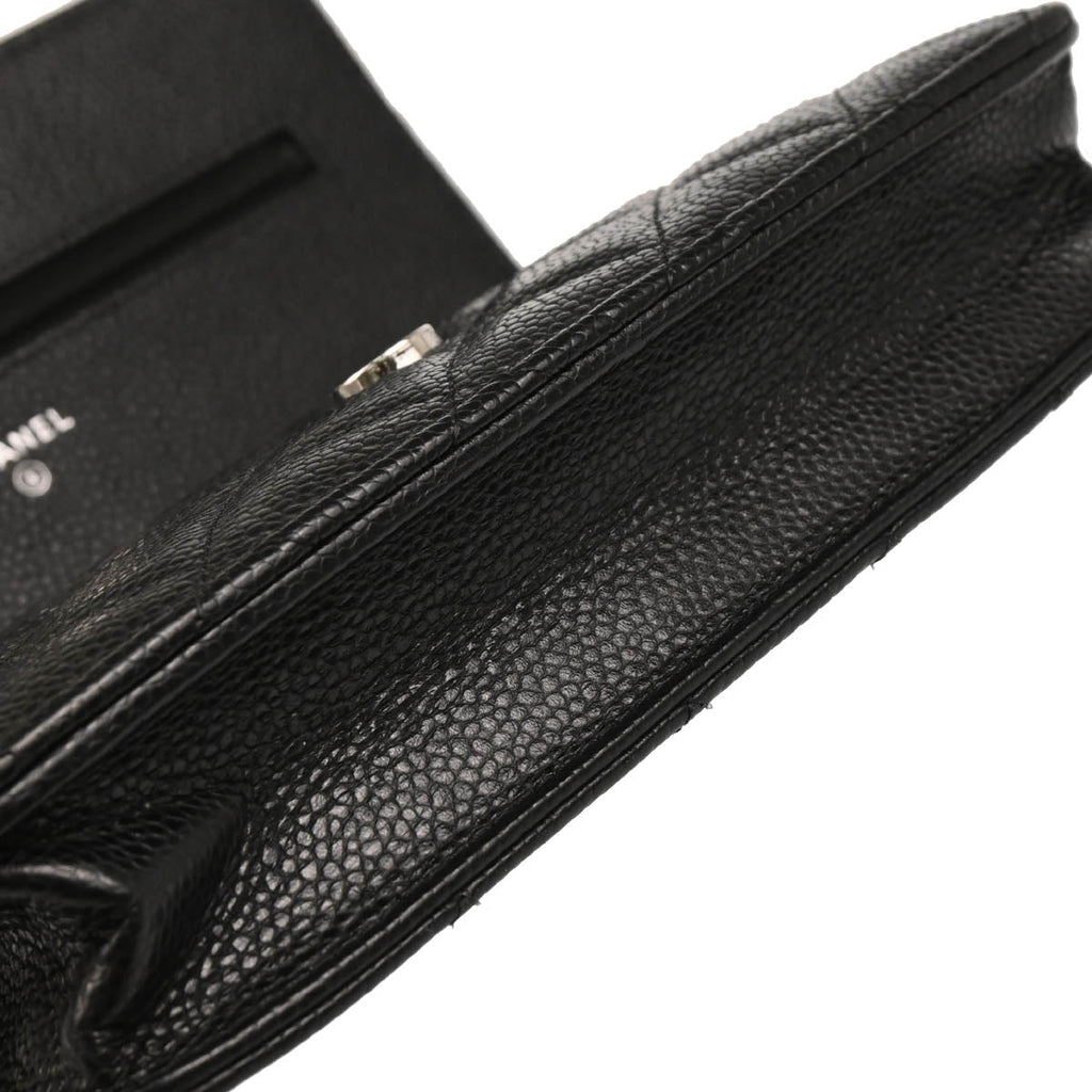 Chanel 2019 Black Caviar Classic WOC Wallet On Chain
