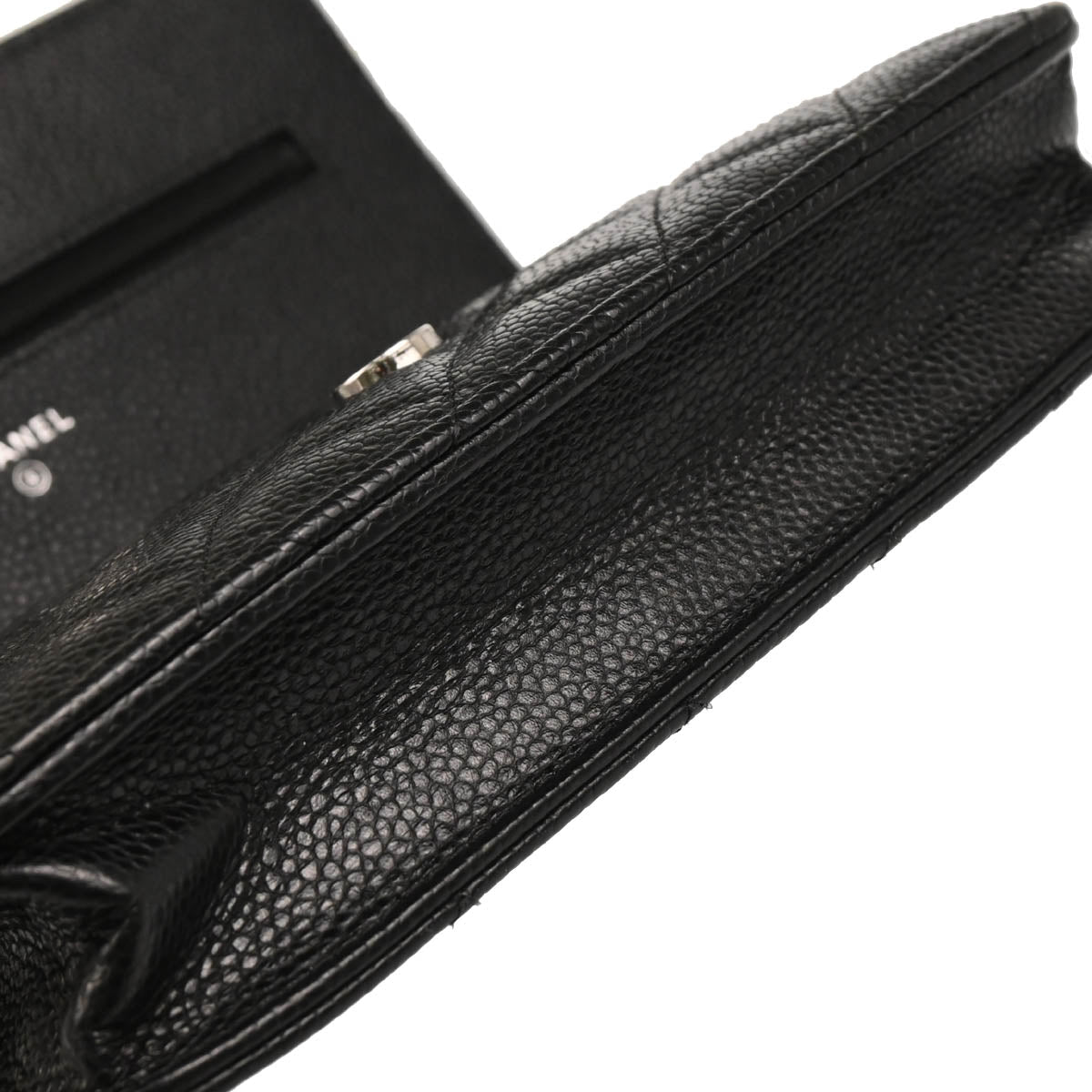 Chanel 2019 Black Caviar Classic WOC Wallet On Chain