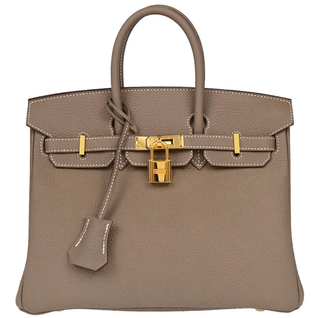 Hermes 2018 Etoupe Togo Birkin 25 Handbag