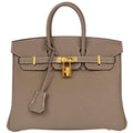 Hermes 2018 Etoupe Togo Birkin 25 Handbag