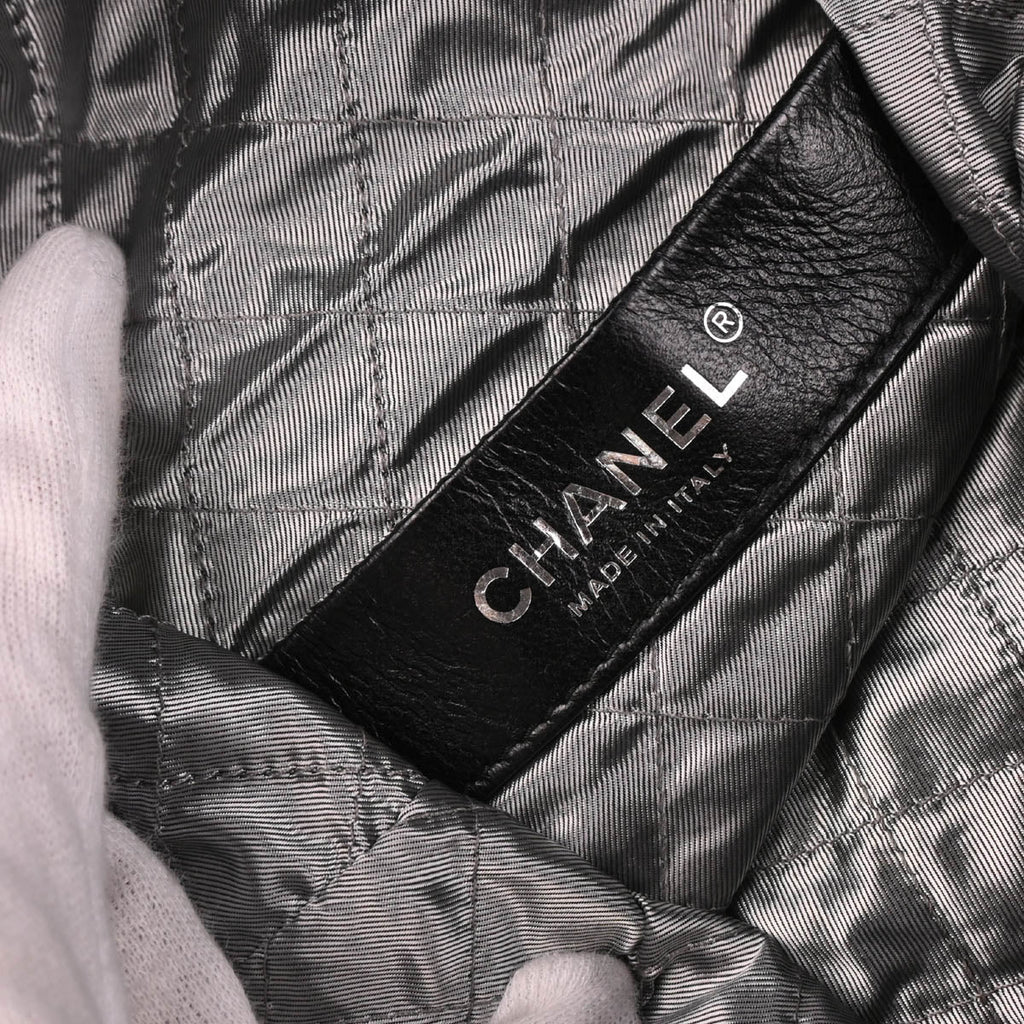 Chanel 2017-2018 Black Tweed Rocket Shoulder Tote Bag