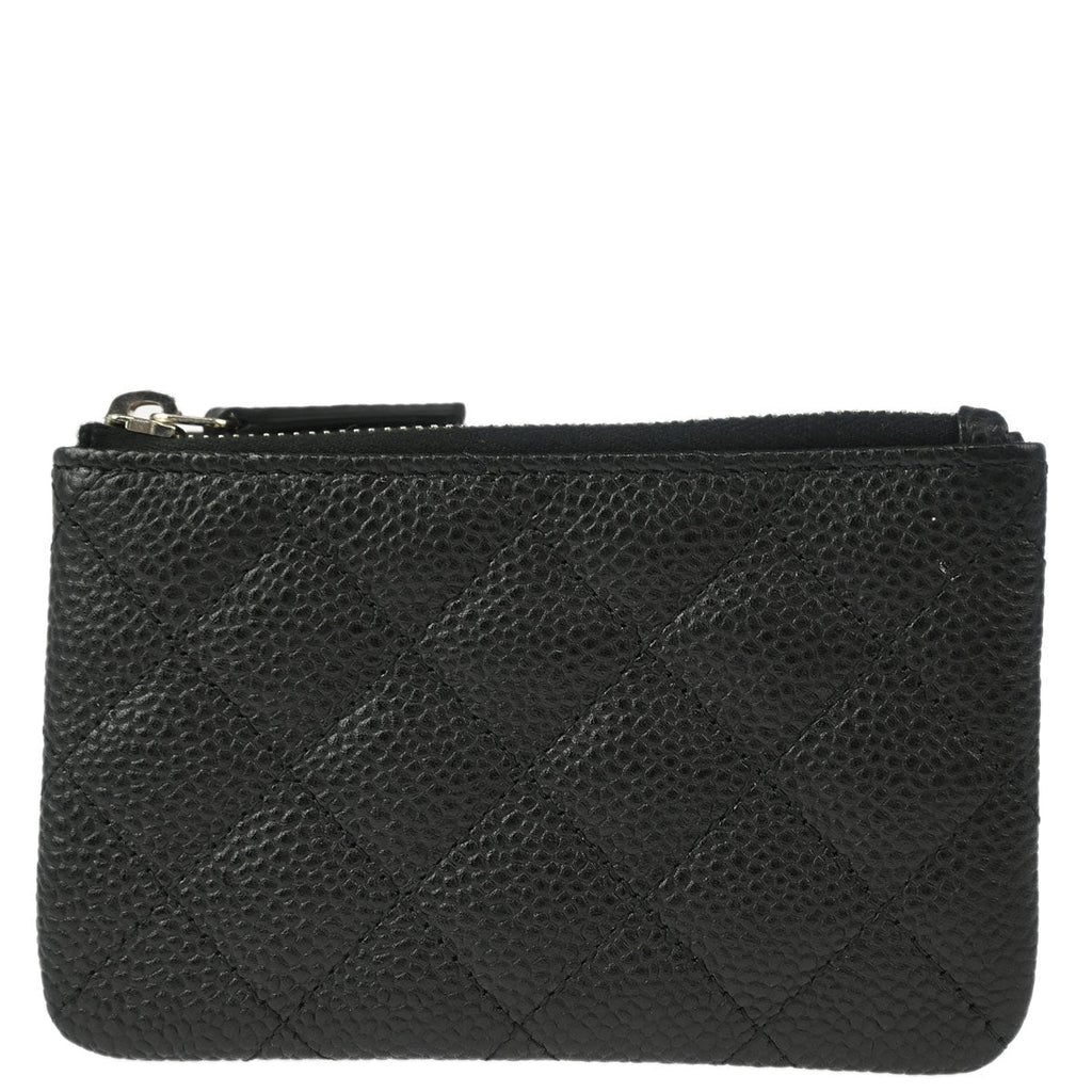 Chanel 2013-2014 Black Caviar Coin Purse Wallet