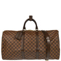 Louis Vuitton 2011 Damier Keepall Bandouliere 55 Duffle Bag N41414