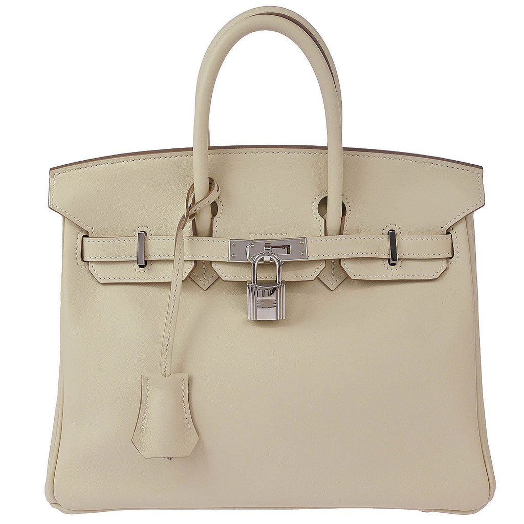 Hermes 2016 Swift Craie Birkin 25 Handbag