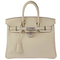 Hermes 2016 Swift Craie Birkin 25 Handbag