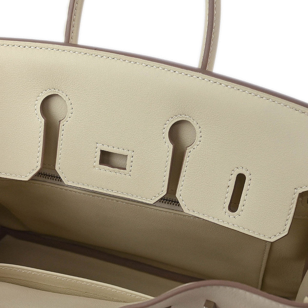 Hermes 2016 Swift Craie Birkin 25 Handbag