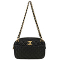 Chanel 2012-2013 Black Lambskin Camera Bag Small