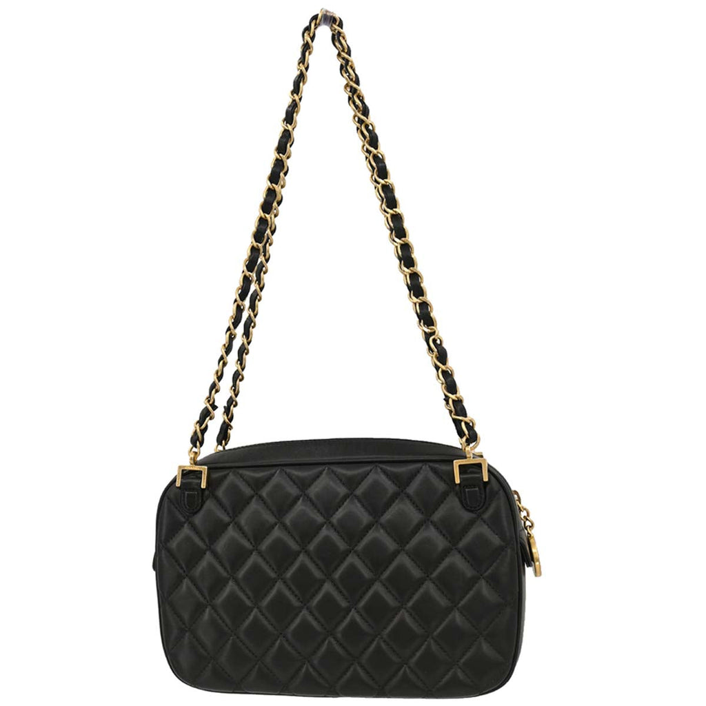 Chanel 2012-2013 Black Lambskin Camera Bag Small