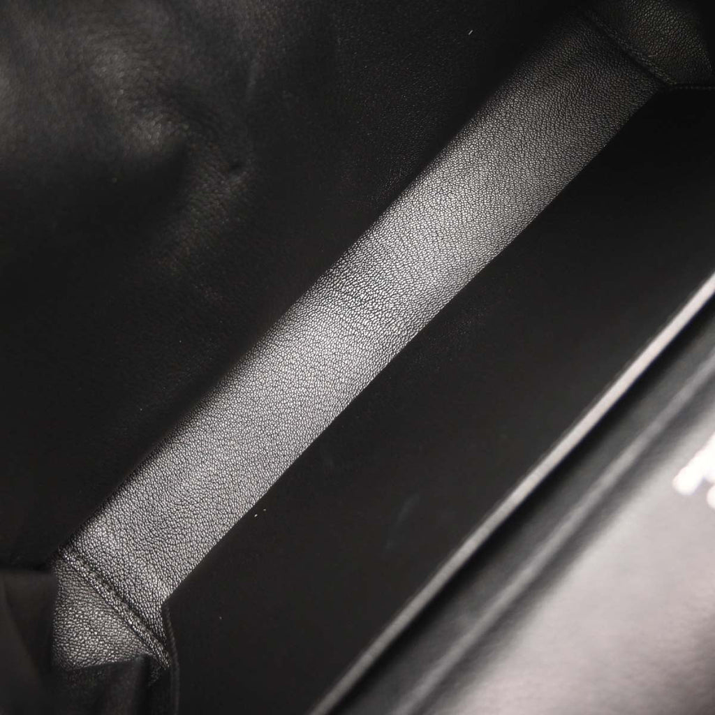 Hermes 2012 Black Evergrain Etribelt Handbag