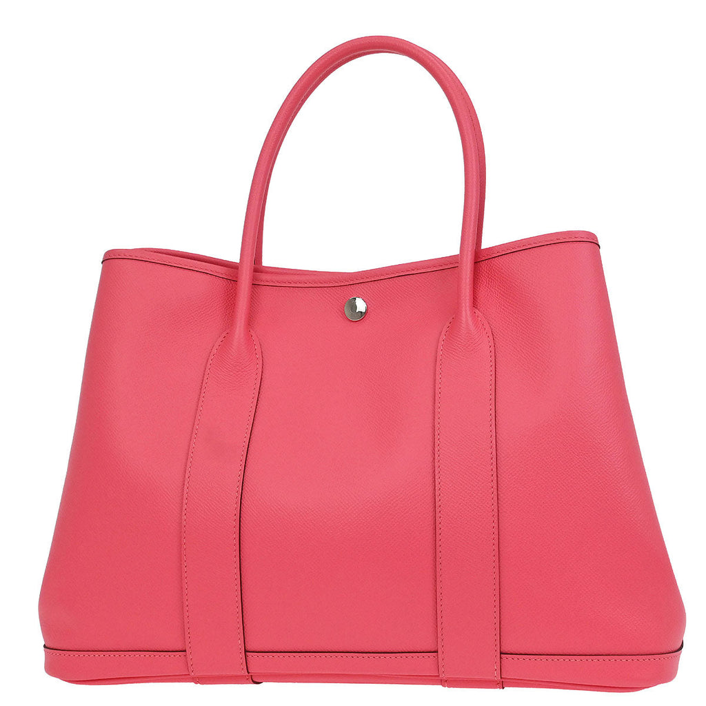 Hermes 2017 Rose Azalee Epsom Garden Party 36 PM Tote Handbag