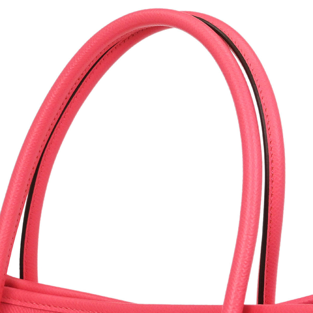 Hermes 2017 Rose Azalee Epsom Garden Party 36 PM Tote Handbag