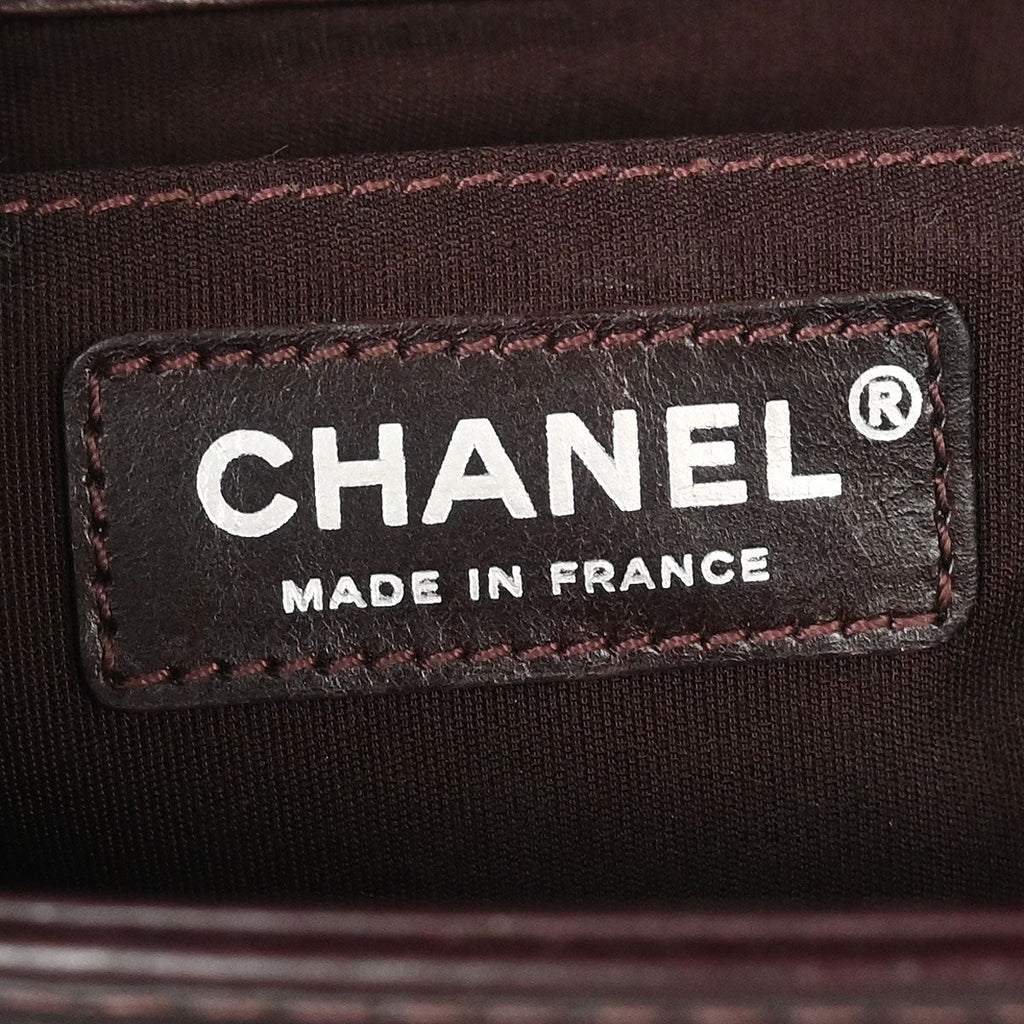 Boy Chanel 2015-2016 Brown Calfskin Medium 2way Shoulder Handbag