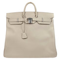 Hermes 2016 Craie Togo Haut a Courroies 50 Handbag