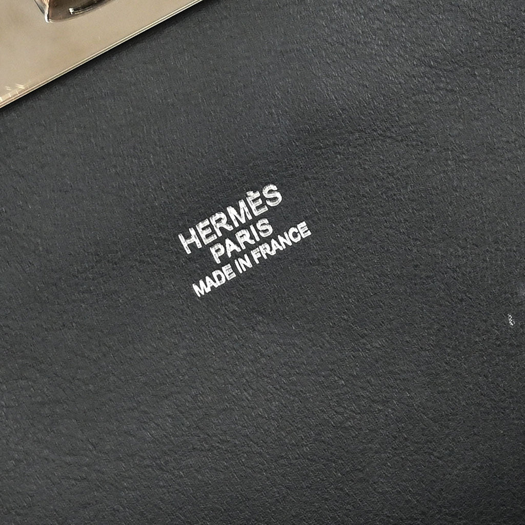 Hermes 2015 Black Swift Toolbox 26 2way Shoulder Handbag