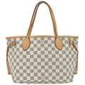 Louis Vuitton 2010 Damier Azur Neverfull PM Tote Handbag N51110
