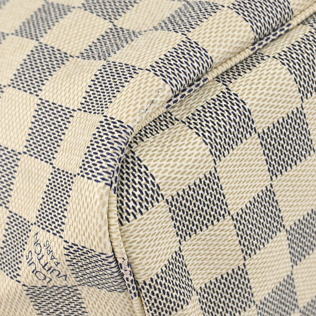 Louis Vuitton 2010 Damier Azur Neverfull PM Tote Handbag N51110