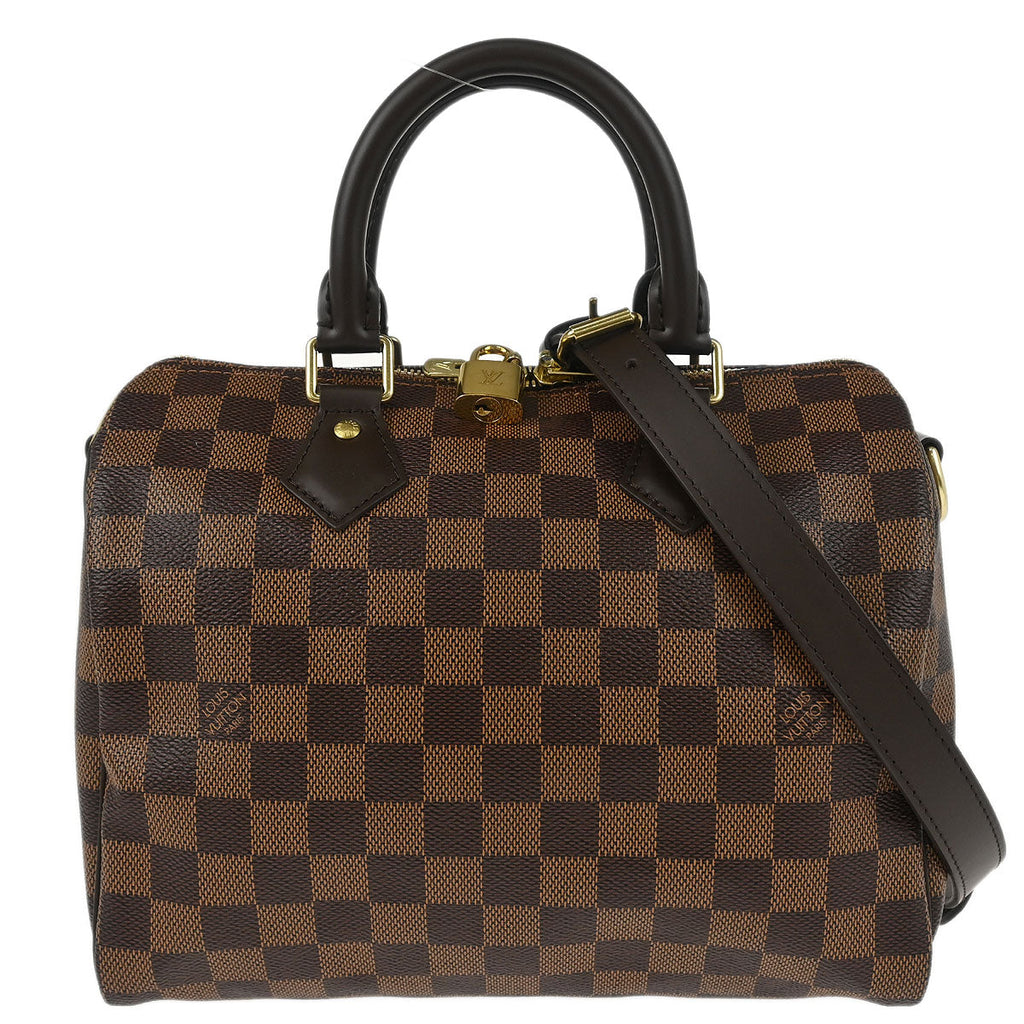 Louis Vuitton 2019 Damier Speedy Bandouliere 25 2way Shoulder Handbag N41181