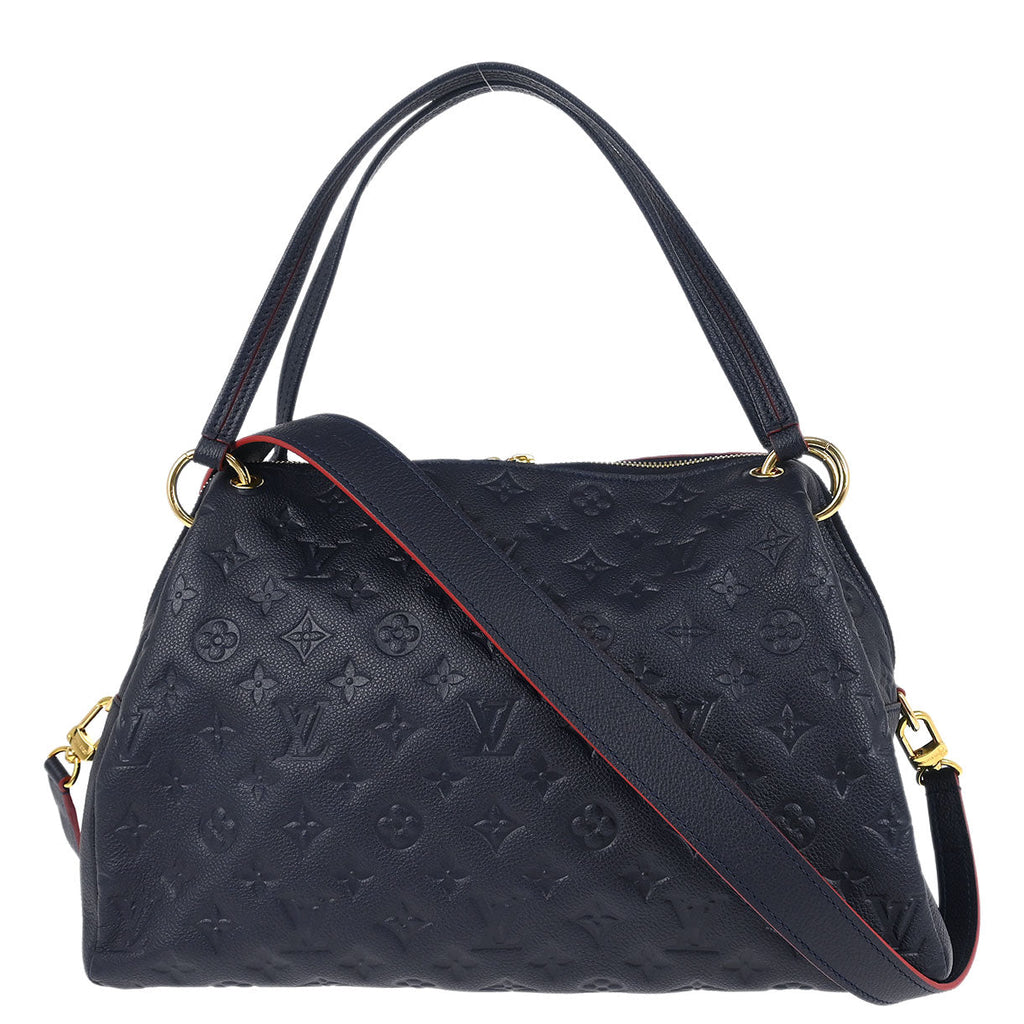 Louis Vuitton 2017 Navy Empreinte Ponthieu PM 2way Shoulder Handbag M43721