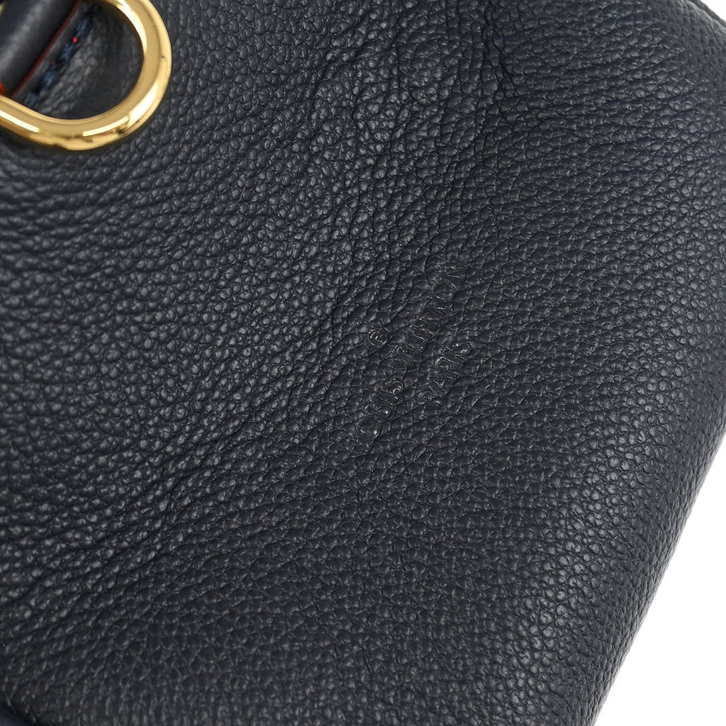 Louis Vuitton 2017 Navy Empreinte Ponthieu PM 2way Shoulder Handbag M43721