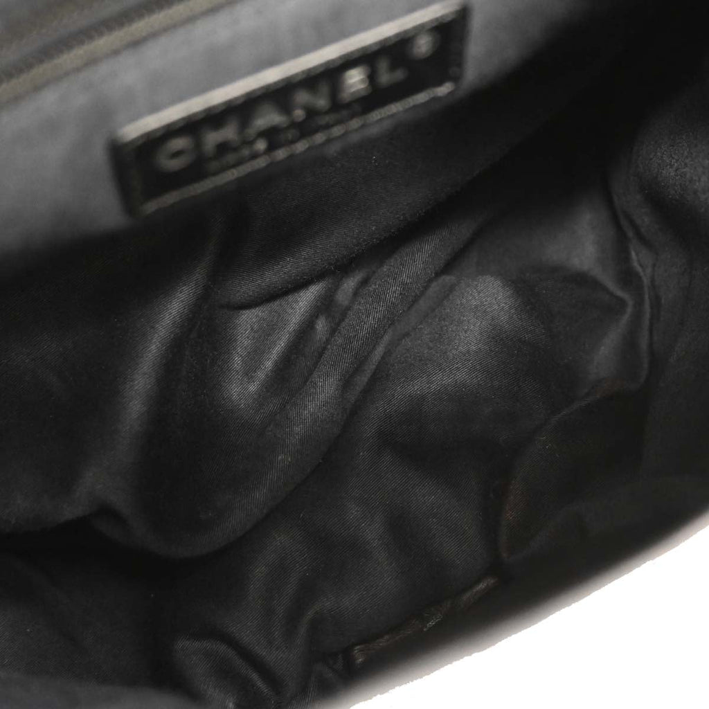 Chanel 2012-2013 Black Lambskin 2way Shoulder Backpack Shoulder Bag