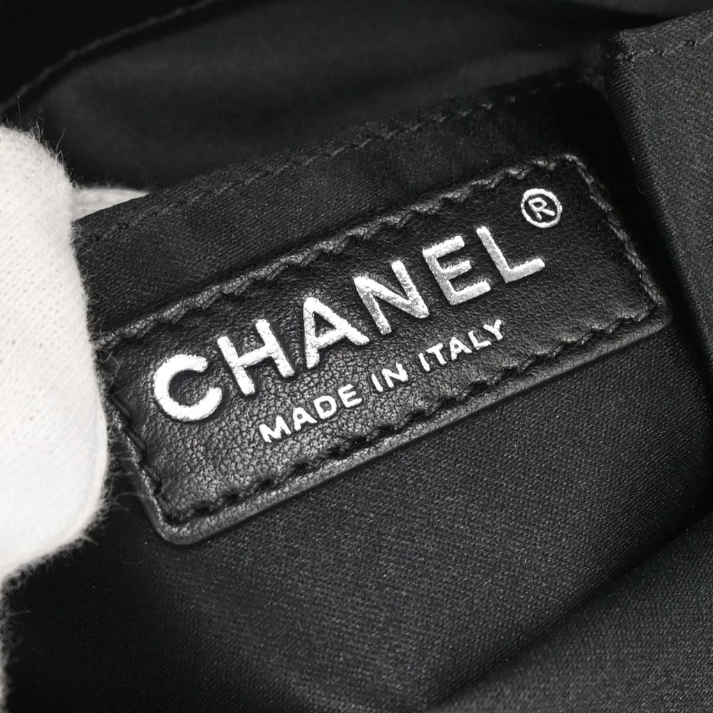 Chanel 2014-2015 Black Lambskin Tote Handbag