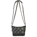 Chanel 2019 Gray Calfskin Sequins Small Gabrielle Shoulder Bag