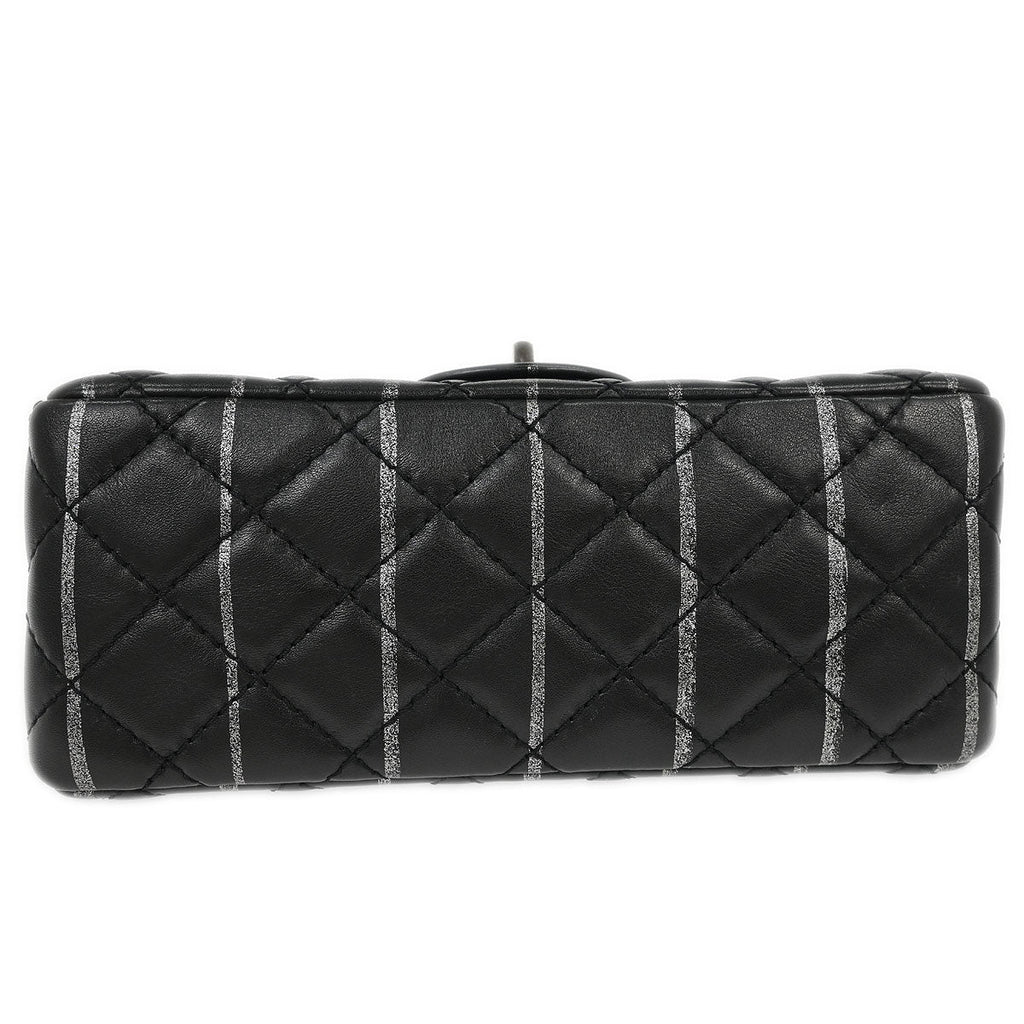 Chanel 2019 Black Calfskin Mademoiselle Lock Shoulder Bag