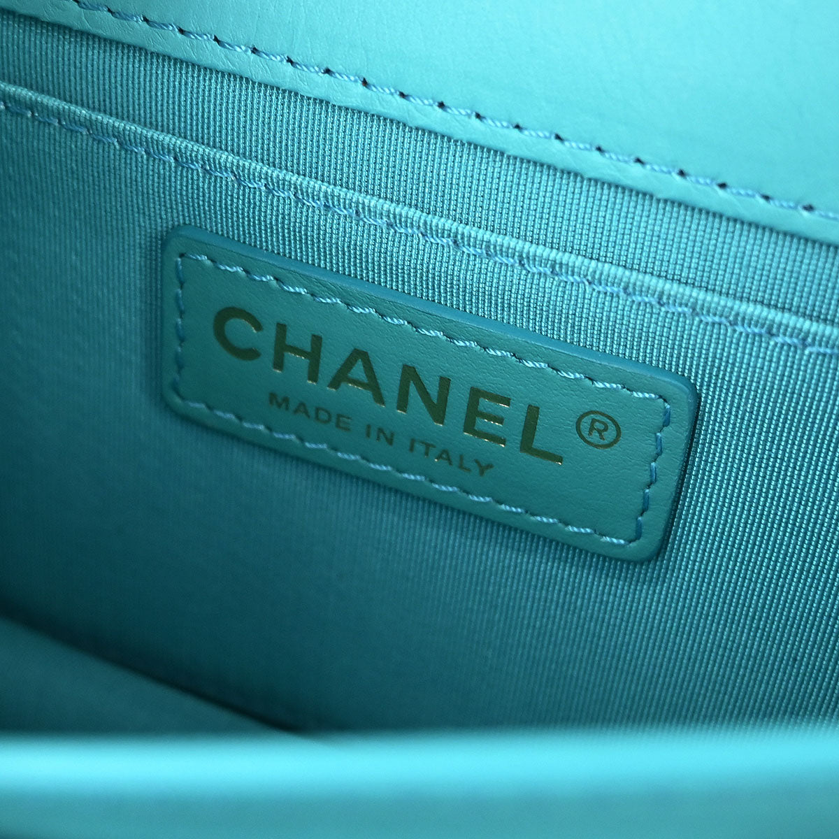 Chanel 2018-2019 Light Blue Lambskin Turnlock Full Flap Shoulder Bag