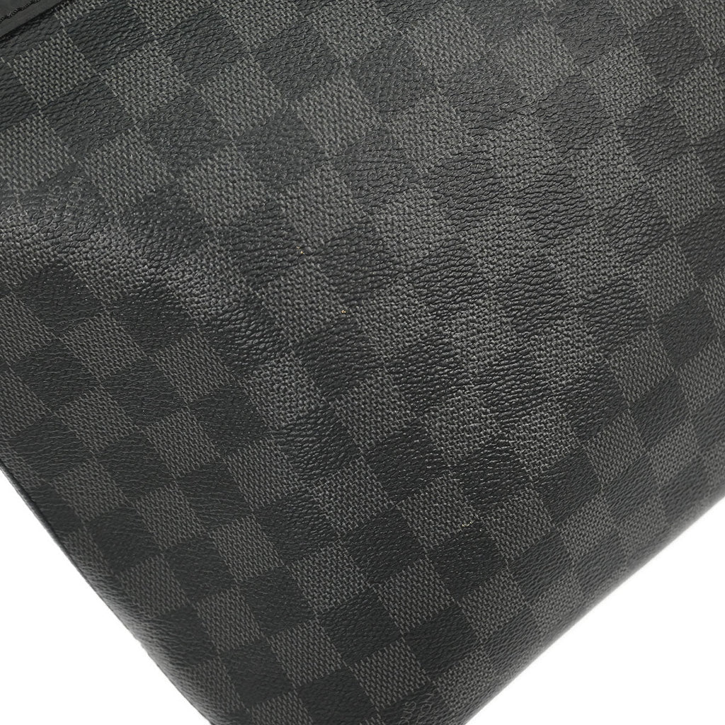 Louis Vuitton 2016 Damier Graphite Hunter Shoulder Bag N41656