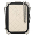 Chanel 2016-2017 Plexiglass Lambskin Evening In The Air Trolley Minaudiere Clutch