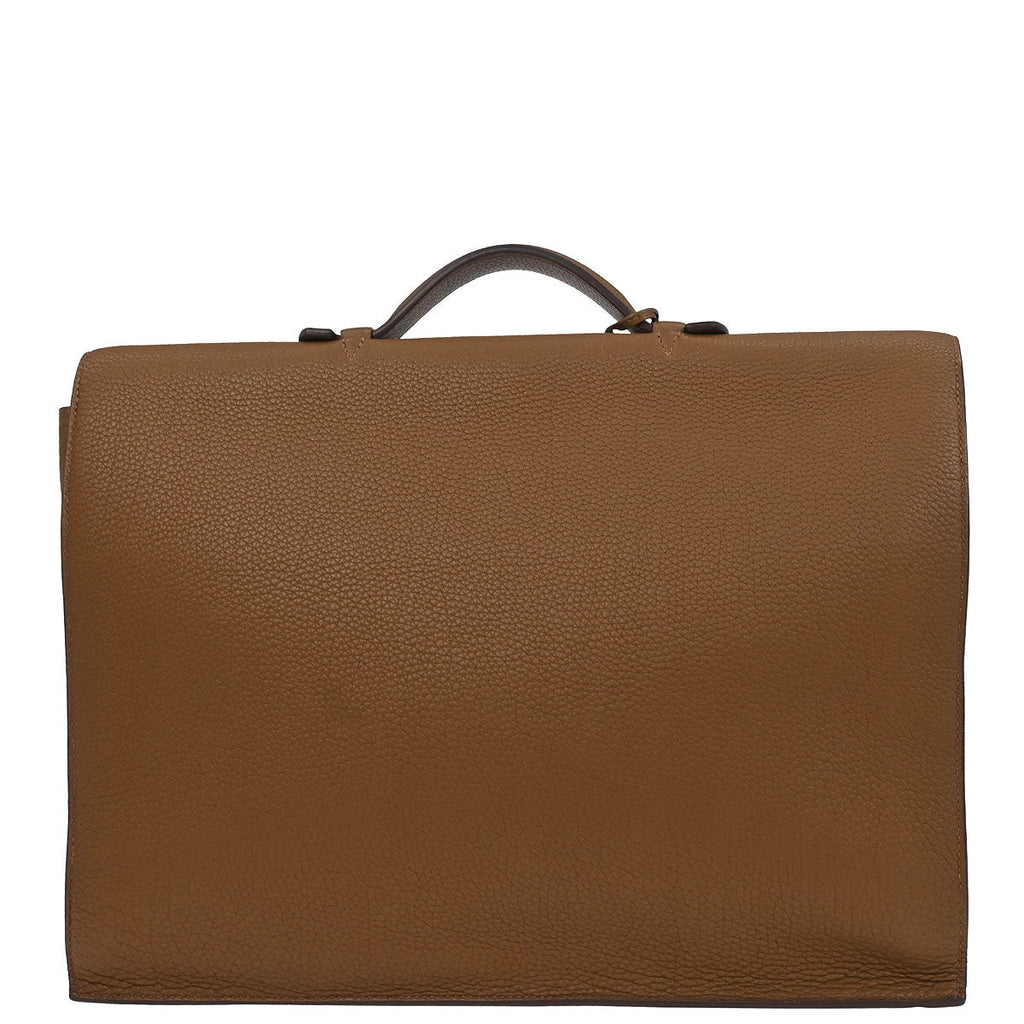 Hermes 2012 Alezan Togo Sac a Depeches 38 Briefcase