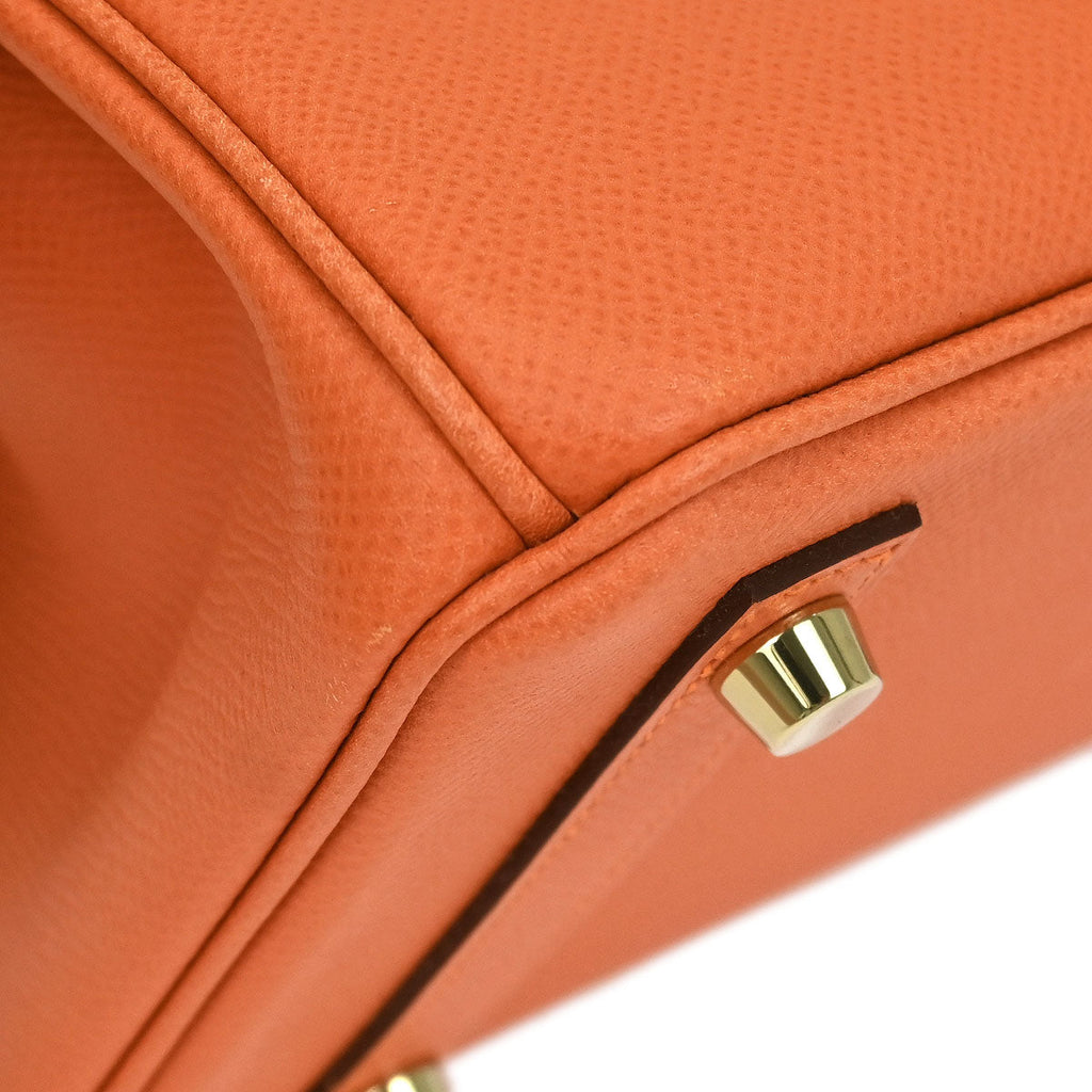 Hermes 2012 Mango Epsom Birkin 25 Handbag