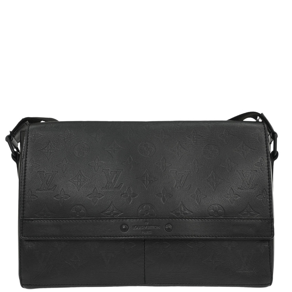 Louis Vuitton 2019 Black Monogram Shadow Sprinter Messenger bag M44729