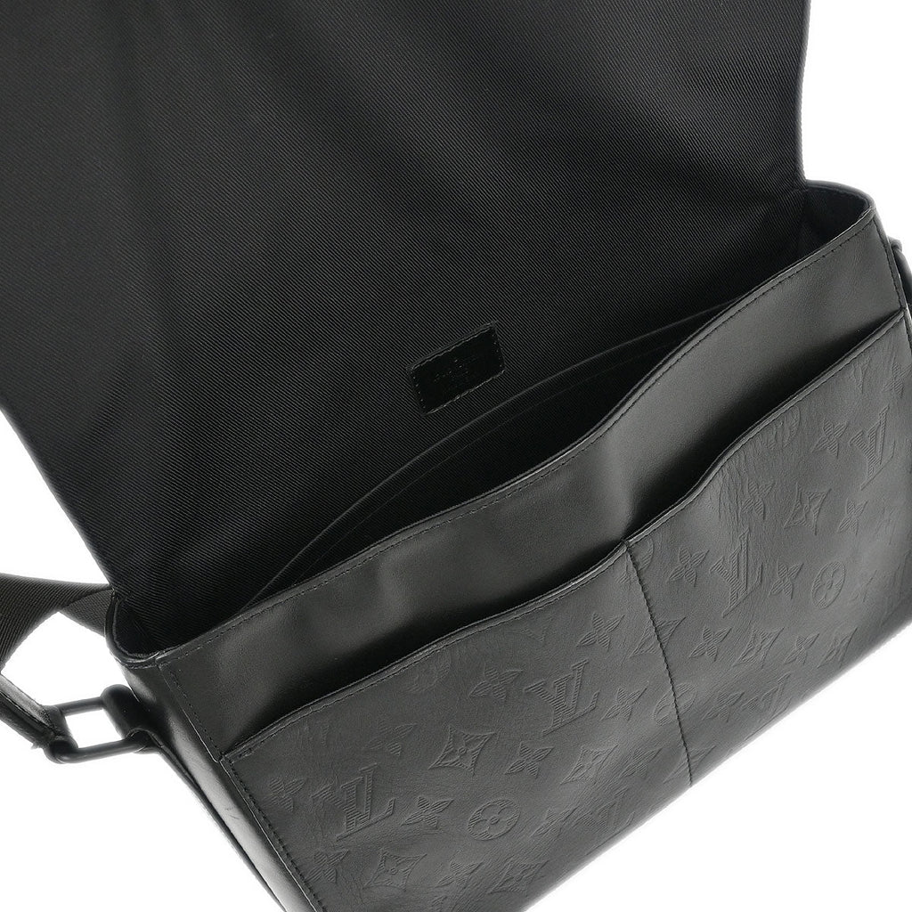 Louis Vuitton 2019 Black Monogram Shadow Sprinter Messenger bag M44729