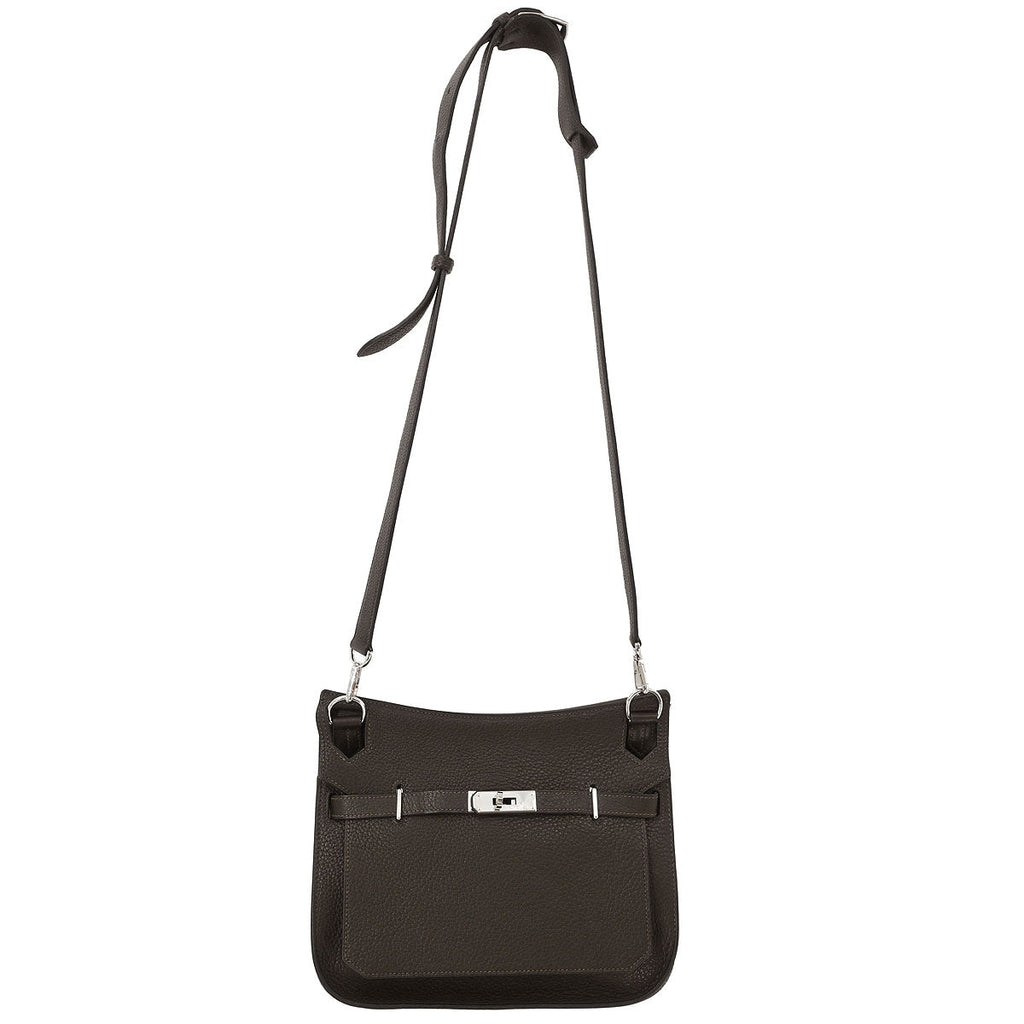 Hermes 2010 Ebene Taurillon Clemence Jypsiere 28 Shoulder Bag