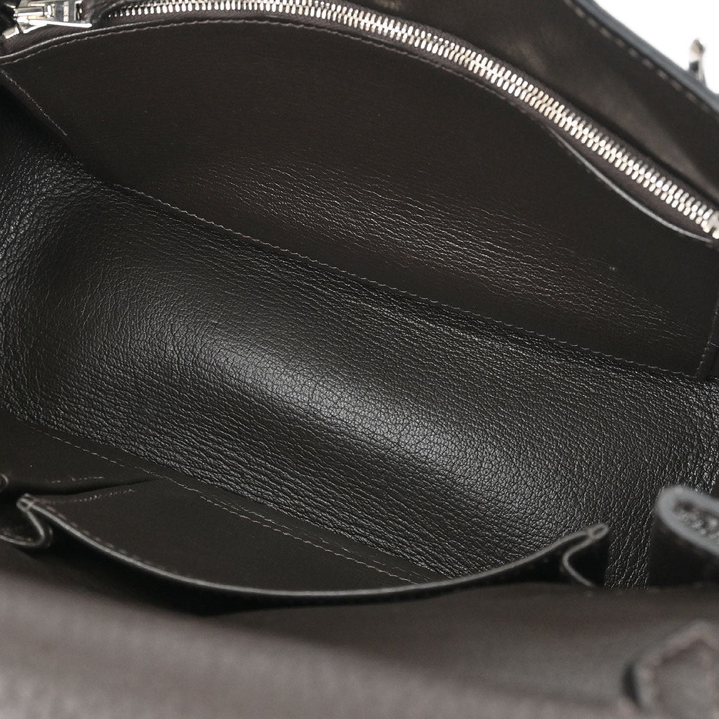 Hermes 2010 Ebene Taurillon Clemence Jypsiere 28 Shoulder Bag