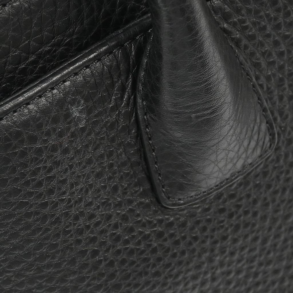Chanel Black Deerskin Executive Cerf Tote Handbag