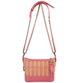 Chanel 2019 Pink Rattan Calfskin Small Gabrielle Shoulder Bag