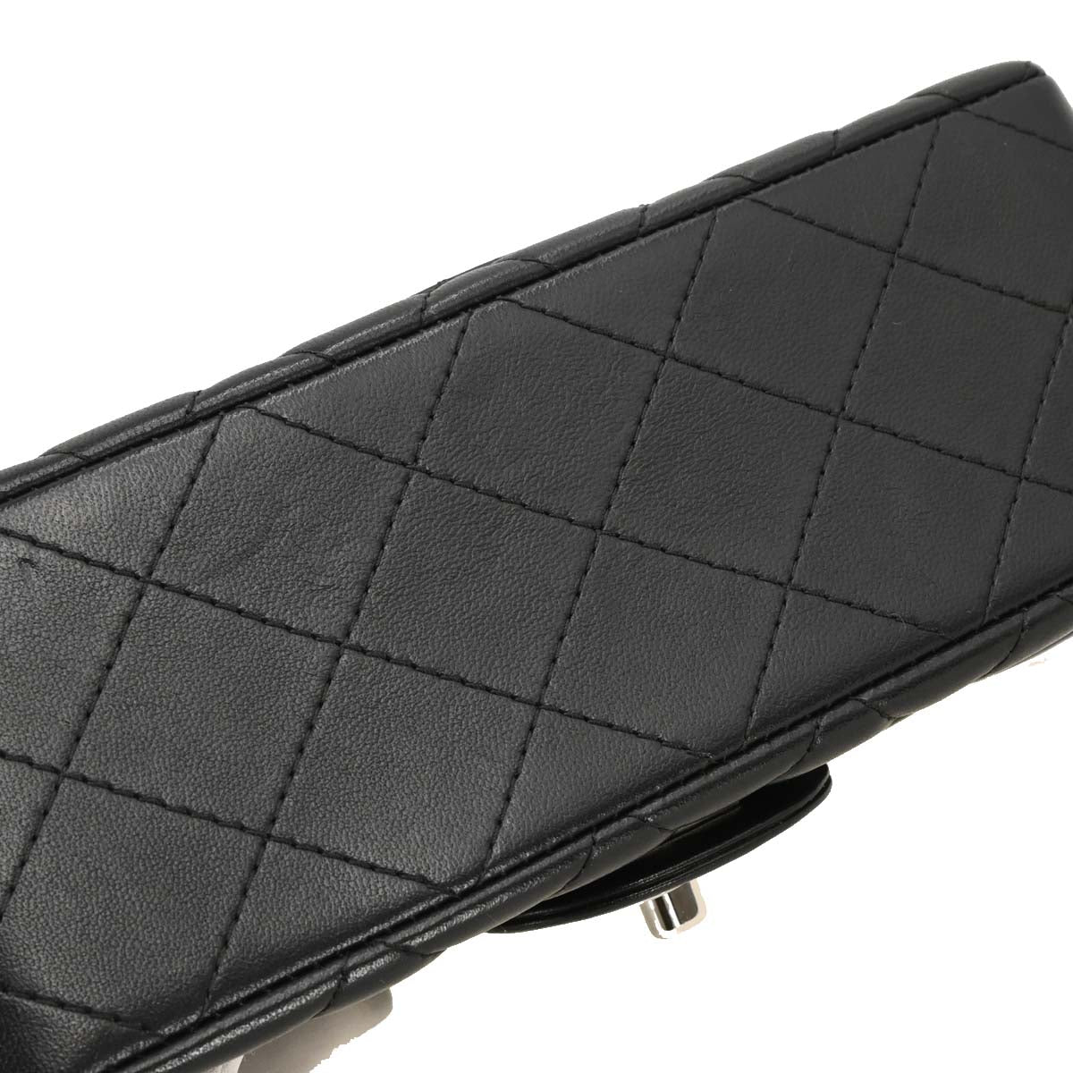 Chanel 2018-2019 Black Lambskin Classic Single Flap Shoulder Bag