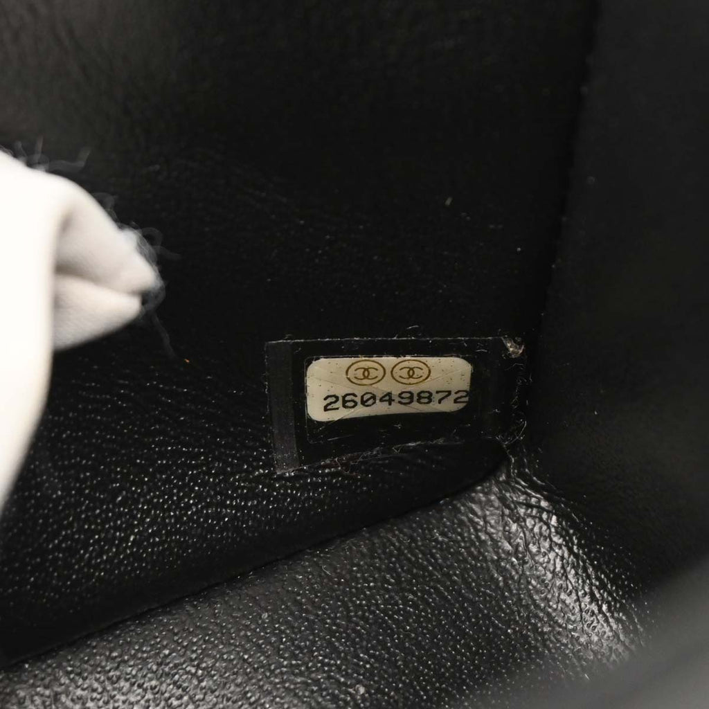 Chanel 2018-2019 Black Lambskin Classic Single Flap Shoulder Bag