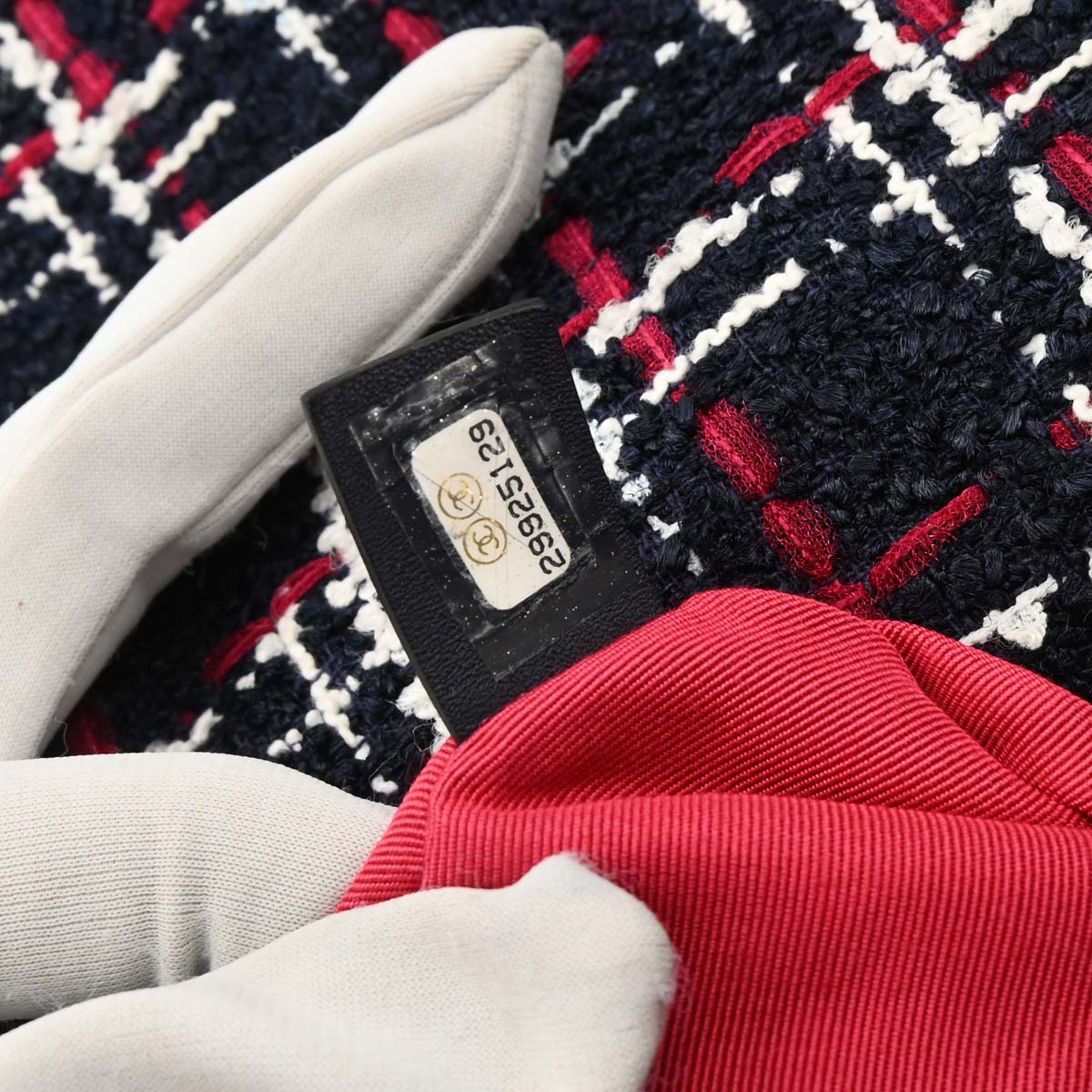 Chanel 2019 Navy Tweed 19 Dix-neuf 2way Shoulder Handbag