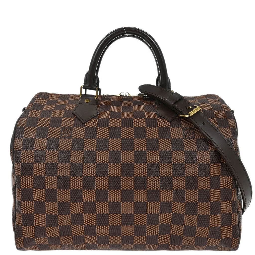 Louis Vuitton Damier Speedy Bandouliere 30 2way Shoulder Handbag N41183