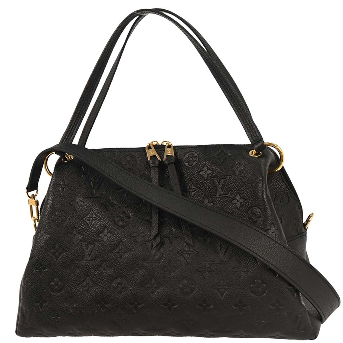 Louis Vuitton 2019 Black Empreinte Ponthieu PM 2way Shoulder Handbag M43719