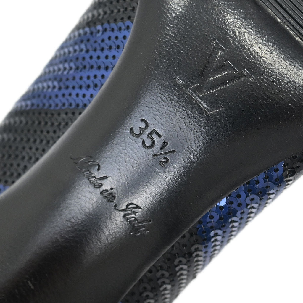 Louis Vuitton * 2013 Sequins Slingbacks #35 1/2