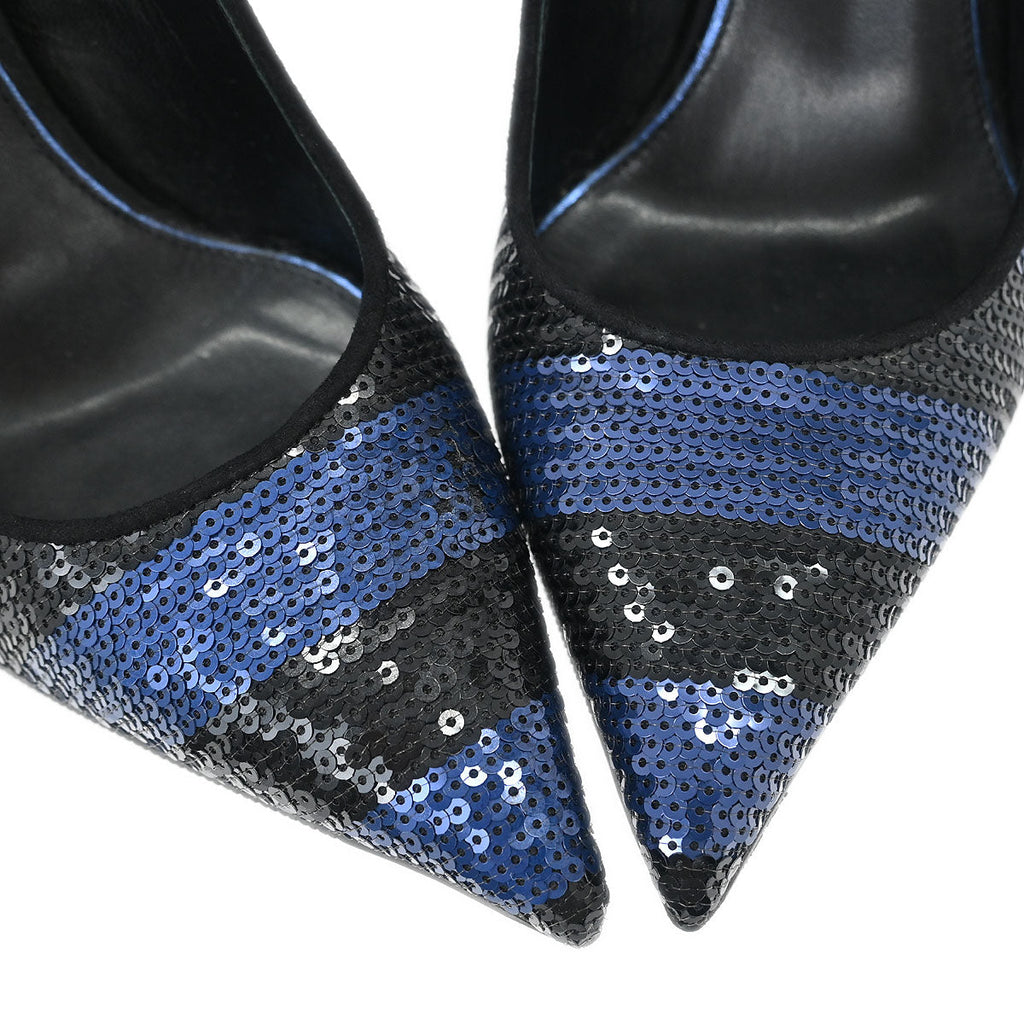 Louis Vuitton * 2013 Sequins Slingbacks #35 1/2