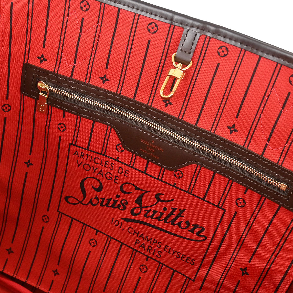 Louis Vuitton 2013 Damier Neverfull GM Tote Handbag N51106