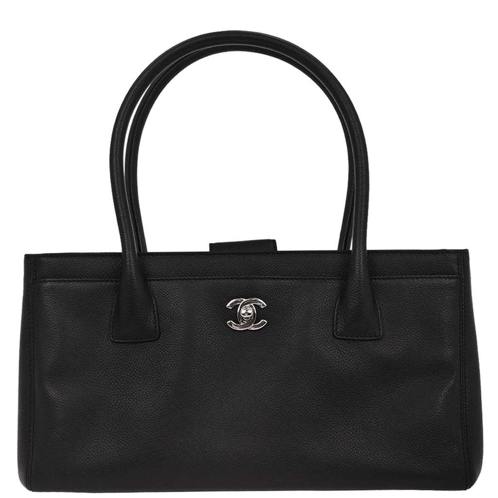 Chanel 2012-2013 Black Calfskin Executive Cerf Tote Bag