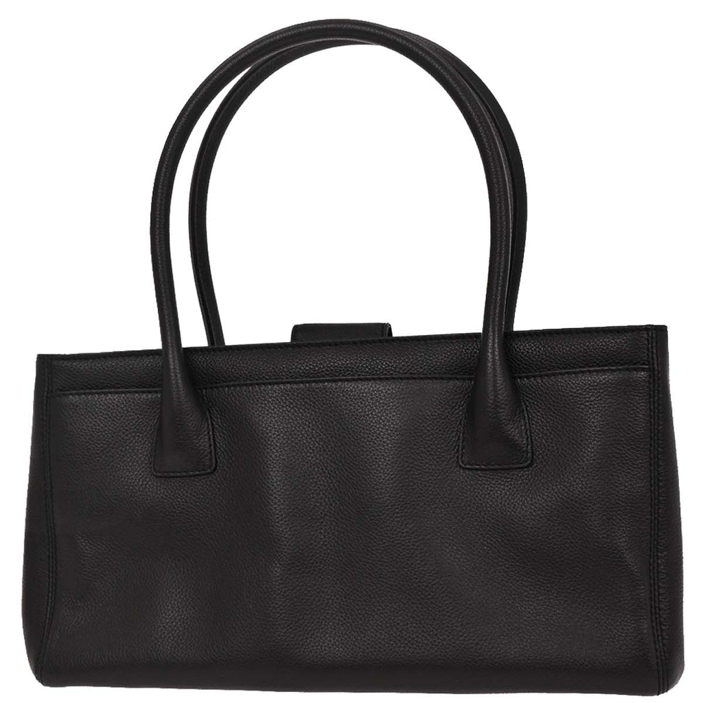 Chanel 2012-2013 Black Calfskin Executive Cerf Tote Bag