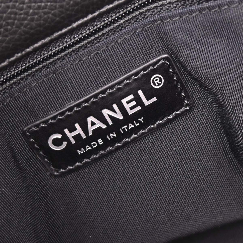 Chanel 2012-2013 Black Calfskin Executive Cerf Tote Bag